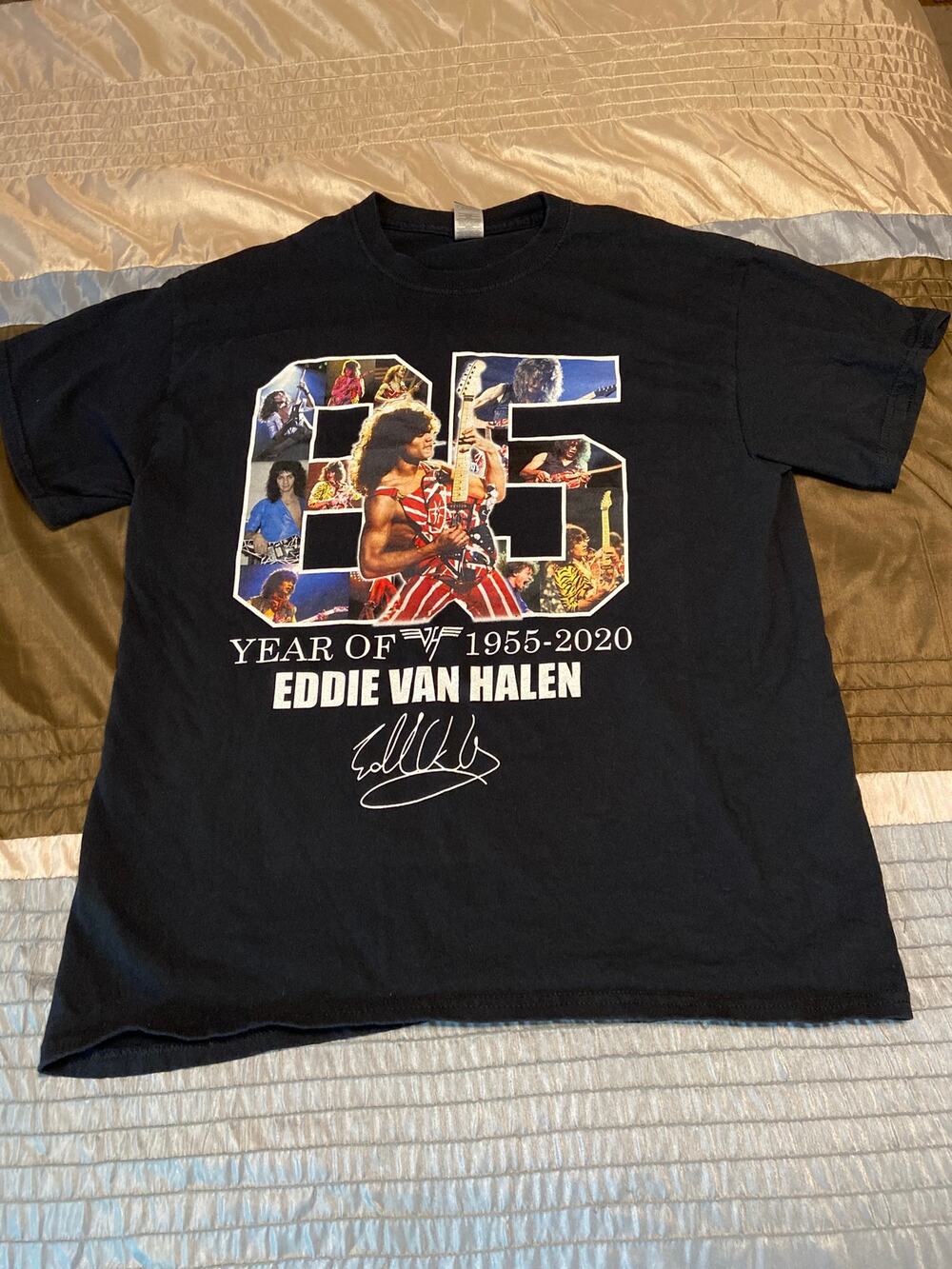 Eddoe Van Halen EVH 65 Year of shirt Size Large L